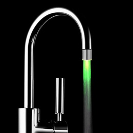Czujnik temperatury 3 kolor kran kuchenny kran Glow prysznic LED lampa Glow prysznic Stream łazienka 3 zmiana koloru 8