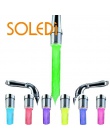 SOLEDI LED kran wody strumień światła 7 kolory zmiana blask z kranu temperatury oszczędzania wody kuchnia łazienka akcesoria Dro
