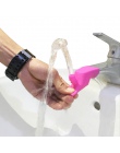 Nowy 1 sztuk silikonowy przedłużacz do kranu maluch dzieci woda zasięg kran gumowy mycie rąk łazienka akcesoria kuchenne narzędz
