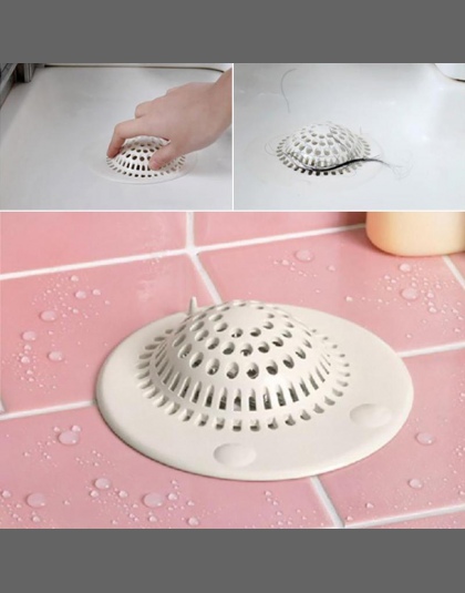 Silikonowe wyłapywacz włosów korek do kąpieli sitko prysznic pokrywa kuchnia umywalka łazienkowa spustowy Catcher netto filtr do
