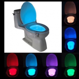 Washroom łazienka Motion Bowl oświetlenie toalety włączanie/wyłączyć światła lampa z czujnikiem na muszlę Nightlight światła Sea