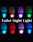 8 kolorów LED inteligentny czujnik ruchu światło muszli klozetowej automatyczne aktywowany podświetlenie wc noc lampa szalet łaz