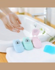 Mini podróży płyn do mycia rąk podróży pachnące slajdów piankowe pudełko papierowe mydło
