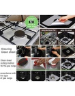 4 sztuk/zestaw kuchenka gazowa kuchenka ochraniacze pokrywa/Liner Clean Mat Pad kuchnia kuchenka gazowa i jest wyposażony w płyt