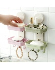Łazienka prysznic mydelniczka pojemnik na naczynia do przechowywania płyta tacka przypadku mydelniczka podwójne sprzedaż hurtowa