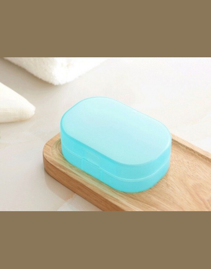 1 sztuk kreatywny Mini łazienka Dish Plate Case domu prysznic podróży piesze wycieczki uchwyt pojemnik pudełko na mydło
