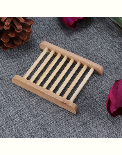 2019 drewniane naturalne mydło bambusowe danie tacka pojemnik na mydło pojemnik na talerze do kąpieli prysznic płyta łazienka