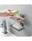 Plastikowa mydelniczka uchwyt na akcesoria łazienkowe zestaw do przechowywania pole mydło prysznic mydelniczka opróżniania kuchn