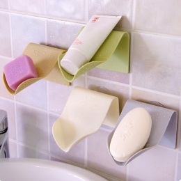 Kreatywny prostota przyssawka mydło Box silne frajerem mydło Box mydelniczka do łazienki prysznic narzędzie mydelniczka