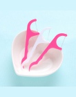 50 sztuk nić dentystyczna zębów nici szczoteczka międzyzębowa wykałaczki opieka stomatologiczna zębów Stick Tandenstokers ochron