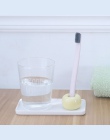 Mrosaa wielofunkcyjny kreatywny ceramiczne szczoteczki do zębów uchwyt do przechowywania Rack łazienka prysznic szczotka do zębó
