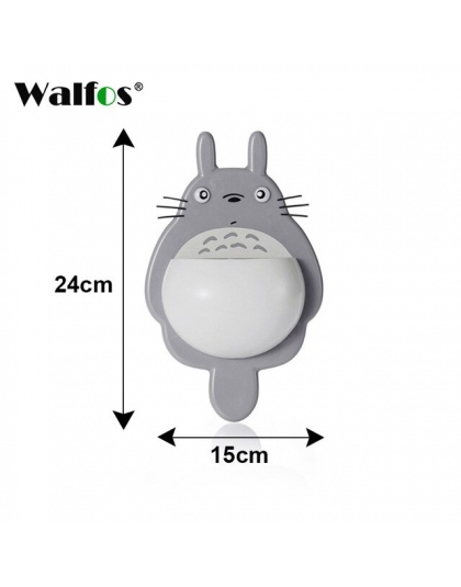 WALFOS wysokiej jakości uchwyt na szczoteczkę do zębów śliczne Totoro szczoteczka do zębów uchwyt do montażu na ścianie Sucker s