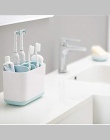 Nowy z tworzywa sztucznego wymienny wielu zamontowany kubek na szczoteczki do zębów uchwyt na pastę do zębów do przechowywania o