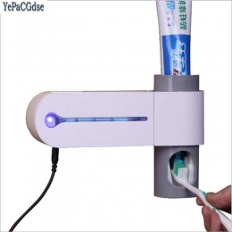 2 w 1 antybakterii światło ultrafioletowe szczoteczka do zębów automatyczny dozownik pasty do zębów sterylizator szczoteczka do 