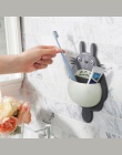 1 sztuk szczoteczka do zębów uchwyt do montażu na ścianie śliczne Totoro Sucker ssania łazienka organizator narzędzia rodzinne a