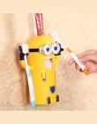 Dla dzieci Minionki Minion automatyczny dozownik pasty do zębów szczoteczki do zębów uchwyt produkty kreatywne akcesoria łazienk