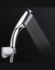 Wyrafinowanie 300 otwór słuchawka prysznicowa oszczędzająca wodę z regulacją ciśnienia ABS z chromowaną prysznic do łazienki pod