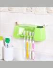 4 kolor wielofunkcyjny uchwyt na szczoteczkę do zębów pudełko do przechowywania łazienka kuchnia rodzina stojak ścienny zestawem