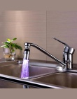 Kuchnia łazienka LED kran zlew 7 kolor zmiana wody Glow strumień wody prysznic LED kran krany światła akcesoria łazienkowe