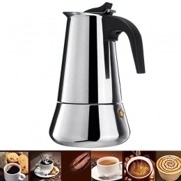 Mokka dzbanek do kawy Moka filtr ze stali nierdzewnej włoski kawiarka do espresso Percolator narzędzie 100/200/300/450 ML Percol