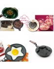 Śliczne w kształcie jajka formy patelnie Nonstick ze stali nierdzewnej Mini śniadanie jajko patelnie narzędzia kuchenne ze stali