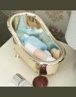 Pudełko na mydło akcesoria łazienkowe Mini wanna pudełko do przechowywania pasta do zębów szczoteczka do zębów kosmetyczne makij