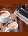 Mokka dzbanek do kawy Moka filtr ze stali nierdzewnej włoski kawiarka do espresso Percolator narzędzie 100/200/300/450 ML Percol