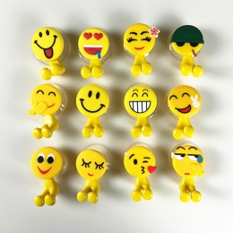 12 kolorów śliczne śmieszne emotikony Cartoon przyssawka szczoteczka do zębów uchwyt na haki łazienka zestaw akcesoria