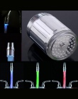 Nowy LED wody kran strumień światła 7 kolory zmiana Glow prysznic strumień dotknij głowy czujnik ciśnienia łazienka kuchnia narz