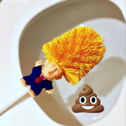 Szczotki do WC WC Borstel Donald Trump, oryginalny Trump szczotka do WC, sprawiają, że toaleta wielki ponownie dowódca gówno