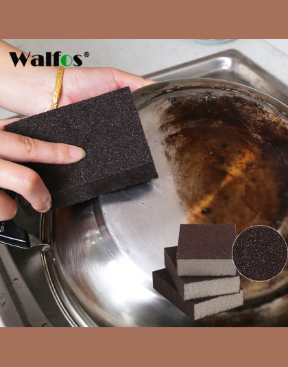 WALFOS 1 sztuk przenośny karborund magia gąbka szczotka gumka kuchnia akcesoria łazienkowe do mycia narzędzie do czyszczenia gąb