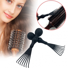 Gorący grzebień szczotka do włosów Cleaner Remover wbudowane narzędzia kosmetyczne z tworzywa sztucznego miękkie uchwyt grzebień
