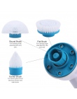 Regulowany Turbo peeling elektryczna szczotka do czyszczenia ładowania wodoodporny środek czyszczący bezprzewodowy czyste łazien