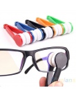 Nowy Mini przenośne okulary do czyszczenia okularów okulary okulary z mikrofibry szczotki do czyszczenia łatwe do przenoszenia s