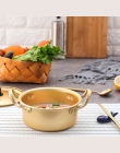 Kreatywny złoty garnek do zupy stopu aluminium nieprzywierającą garnek do mleka garnek kuchenka sałatka Instant miska na makaron