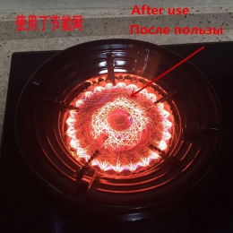 Okrągły kształt naturalne piec gazowy energooszczędne kompensowania dedykowane ogień oszczędność obudowy kuchenka gazowa dedykow