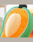 Śmieszne danie gąbka 3D owoców silne czyste tkaniny bawełniane mycia naczyń do czyszczenia gospodarstwa domowego kuchnia narzędz
