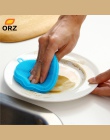 ORZ szczotka silikonowa magiczna Miska Pot Pan do mycia szczotek do czyszczenia narzędzie do gotowania do czyszczenia gąbek druc