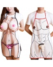 2018 najnowszy Funny Sexy 3D piersi drukowane fartuch Sexy kuchnia gotowanie strona główna fartuch Party Night przebranie na prz