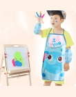 1 zestaw śliczne dzieci fartuch kucharski zestawy dziecko gotowanie malowanie wodoodporne dzieci suknie śliniaczki jedzenie ubra