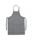 Regulowany wzór Chef fartuchy kelner kuchnia gotowanie fartuch Bib sukienka dla restauracja pieczenia kobiet mężczyzna 4 style