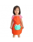 1 PC dzieci dzieci wodoodporna żaba drukuj fartuch farba jeść pić odzież wierzchnia nadzwyczajne