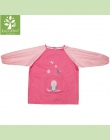 Zwierzęta kreskówki dla dzieci dla dzieci Todders wodoodporna koszulka z długim rękawem malarstwo bluza śliniaki fartuch bawełna