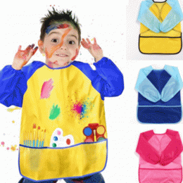 Nowy pieczenia jedzenia fartuchy kieszenie do malowania pędzel dla dzieci wodoodporny Art Craft fartuch fartuch dla dzieci obraz