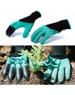 Rękawice ogrodowe z palcami pazury szybkie łatwe do kopania i bezpieczne dla roślin rękawice do przycinania liści rękawice do ko