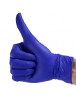 100 sztuk jednorazowe rękawice nitrylowe rękawice gumowe lateksowe do żywności w domu do czyszczenia laboratorium rękawice gumow