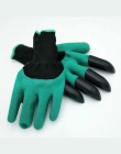 Rękawice ogrodowe i 4 ręcznie pazur plastik ABS rękawice gumowe szybkie wykopu roślin wodoodporna izolacja Home Living niezbędne