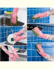 ORZ do czyszczenia kuchni rękawice lateksowe gospodarstwa domowego ciepłe trwałe wodoodporne środki do mycia rąk rękawice woda p