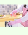 Rękawice gumowe danie gospodarstwa domowego rękawice do mycia z długim rękawem rękawice do sprzątania rozmiar S/M/L