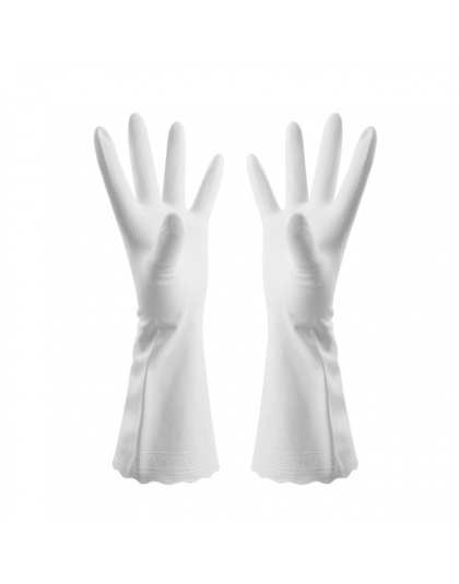 Rękawice gumowe danie gospodarstwa domowego rękawice do mycia z długim rękawem rękawice do sprzątania rozmiar S/M/L